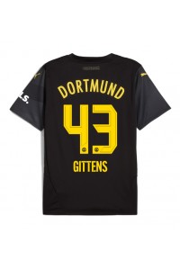 Borussia Dortmund Jamie Bynoe-Gittens #43 Voetbaltruitje Uit tenue 2024-25 Korte Mouw